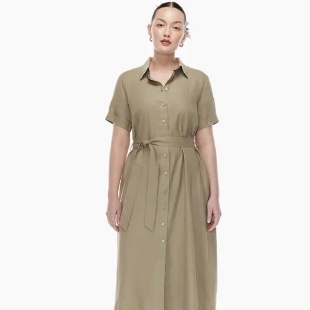 Aritzia Wilfred Eleta Linen Dress